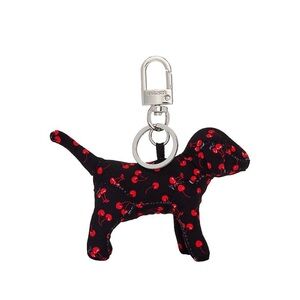 PINK VICTORIAS SECRET MICRO DOG KEYCHAIN CHARM